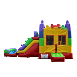 Block Fun Bounce Dual Water Slide 5 in1